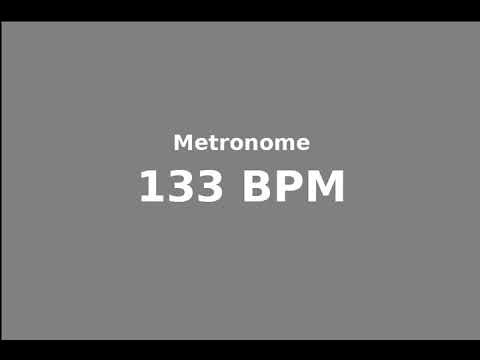 Metronome - 133 BPM - 4/4