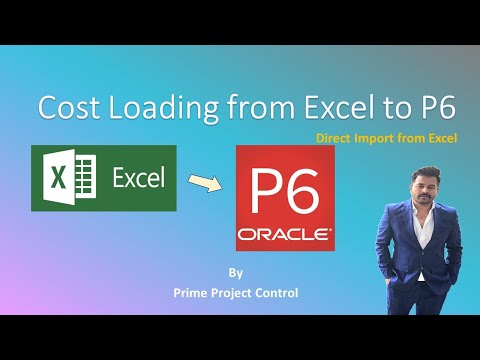 Cost Loading into Primavera P6 from Excel #primavera #costloading #projectcontrols #planning