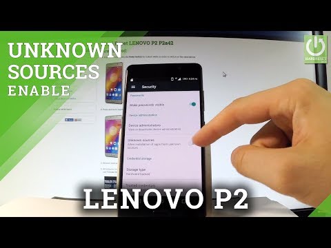 Enable Unkown Sources LENOVO P2 P2a42 - Allow Apps Installation