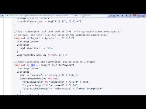 Using SBT for Scala development