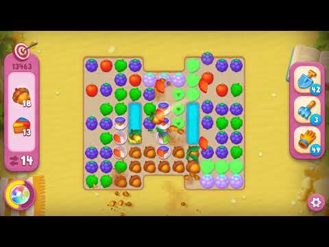 Gardenscapes Challenge level 13463 Gameplay #Bubunka