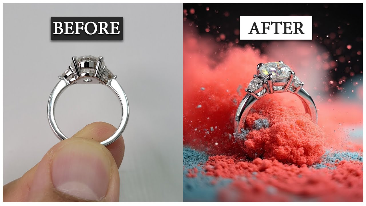 How to Enhance Jewelry Product Pictures Using AI | Train with Flux LoRA