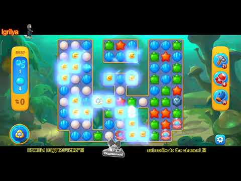 Fishdom level 8556, 8557, 8558, 8559, 8560 / Фишдом уровень 8556, 8557, 8558, 8559, 8560