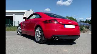 Video: FOX Edelstahl Sportauspuff Audi TT 8J Coupe Roadster 1.8l TFSI