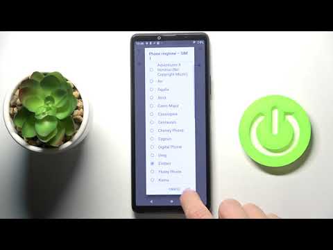 How to Change Ringtone on SONY Xperia 10 III - Sound Settings
