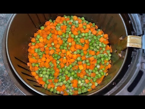 Air Fryer Frozen Peas And Carrots