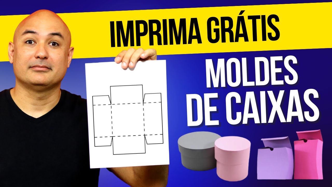 Molde De Caixa Para Imprimir Pdf