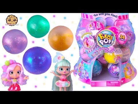 Pikmi Pops Bubble Drops Surprise Blind Bag Balls with Shopkins Shoppies !