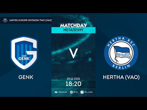 AFL21. United Europe. Division Two. Day 17. Genk - Hertha (VAO)