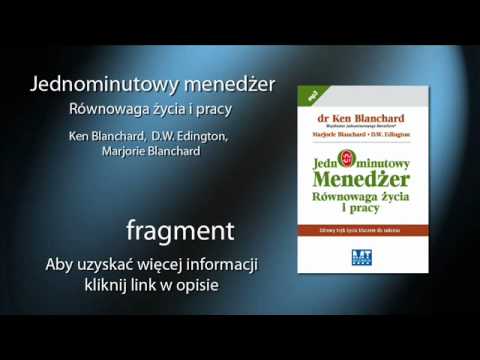 Jednominutowy menedżer - równowaga życia i pracy - audiobook