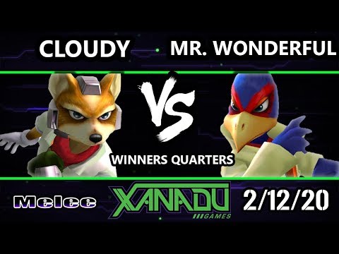S@X 341 Winners Quarters - Cloudy (Fox) Vs. Mr. Wonderful (Falco) Smash Melee - SSBM