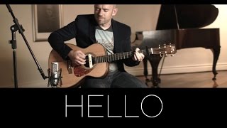 Video thumbnail of "Hello (Adele) - Acoustic Guitar Solo Cover (Violão Fingerstyle)"