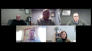 Justin Carlson meets with the Journal Star editorial board