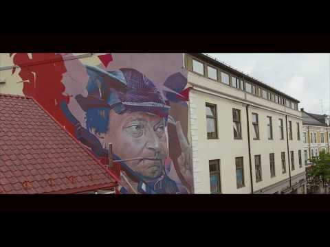 Rolv Wesenlund på vegg