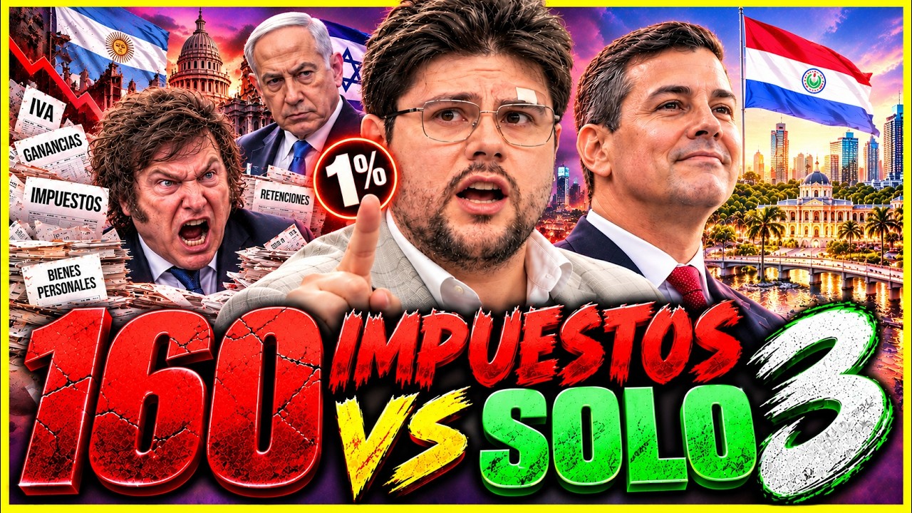🟣 PEÑA HUMILLA a MILEI 🇦🇷 ¡¡en PARAGUAY puedes PAGAR 1% de IMPUESTOS!! 🇵🇾🔥 Argentina HUNDIDA