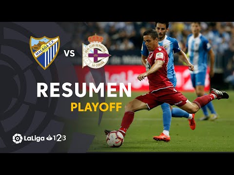 Resumen de Málaga CF vs RC Deportivo (0-1)