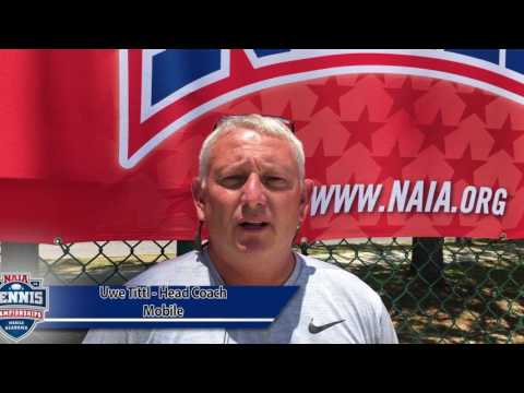 2017 NAIA Men's Tennis National Championship Day One Recap