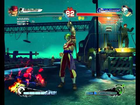 SSF4 AE Darkaine21 Vs KalleEeEEEe High Skill Players