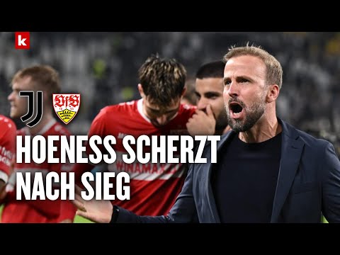 Hoeneß grinst und scherzt: "Stimmung in der Kabine ist okay" | Juventus Turin - VfB Stuttgart 0:1