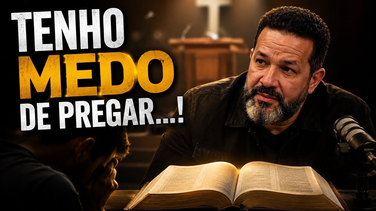 "Tenho medo de pregar..." Pastor respondeu com muita sabedoria e ele começou a CHORAR 