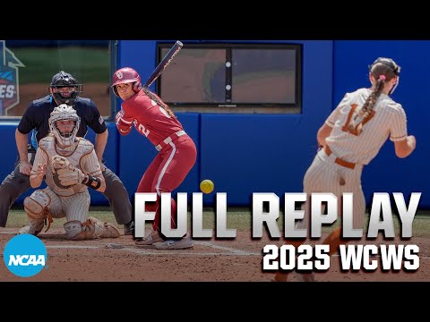 Texas vs Oklahoma: 2025 Women's College World Series | FULL REPLAY
