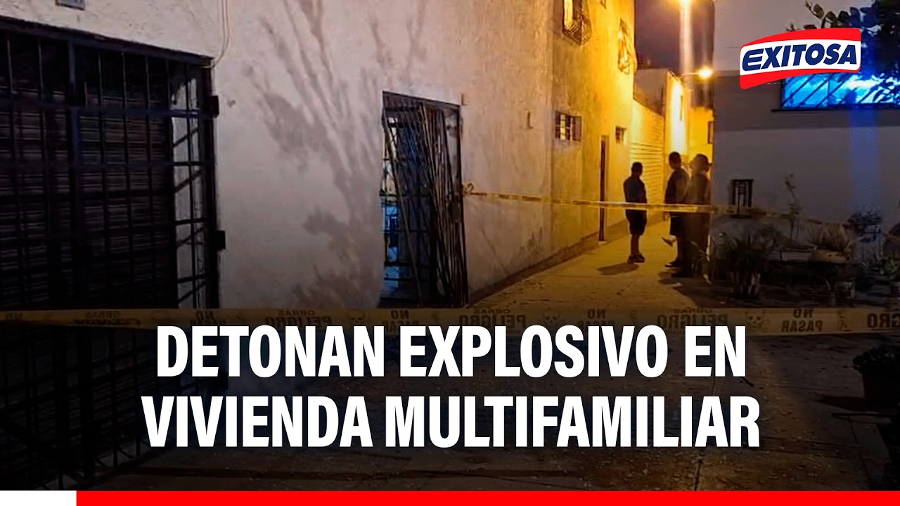 🔴🔵 Detonan explosivo en vivienda multifamiliar y causan daños en casas aledañas