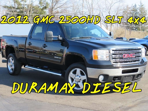 2012 GMC 2500HD SLT 4x4 Carbon Black Metallic (SOLD)