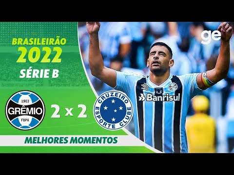 Gols e lances de Grêmio x Cruzeiro