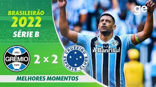Grêmio 2×2 Cruzeiro: veja os gols e melhores momentos da partida