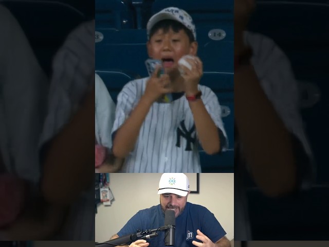 Yankees fans tried bullying this kid into throwing a home run ball back onto the field, a breakdown