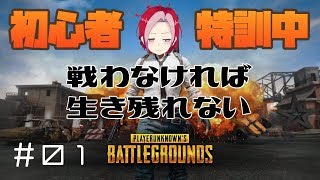 【初心者PUBG実況】戦場闊歩いたします！#01【Vtuber可児江真汐】