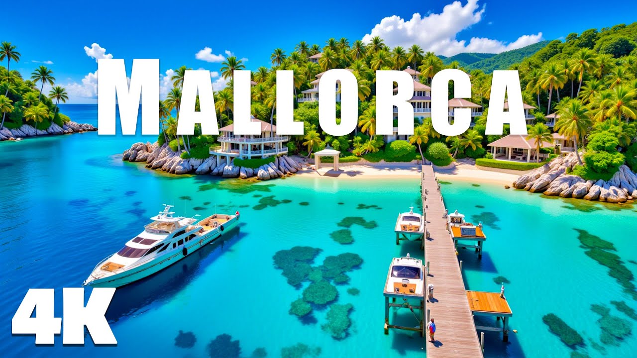 Mallorca 4K -  Explore the Jewel & Scenic Mountains Aerial Views With Deep House Chill