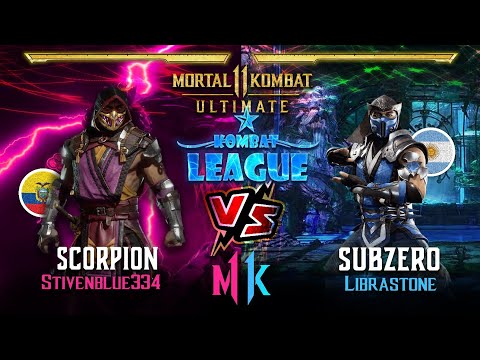 LibraStone Vs stivenblue334 - Argentina Vs Ecuador - Kombat League Tournament MK11 - Feat Chopaso