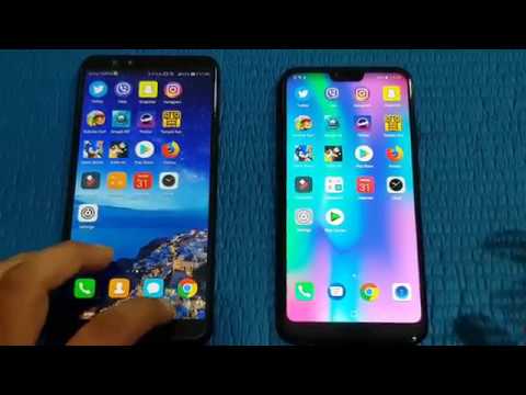 Honor 10 vs Huawei Y9 ( 2018 ) - SPEED TEST!!