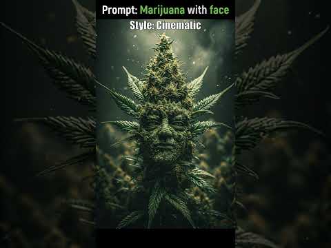 (Marijuana With Face) AI Generated Pics by Prompt 78