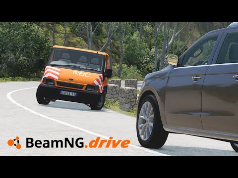 Realistic Car Crash #50 - BeamNG Drive #beamng