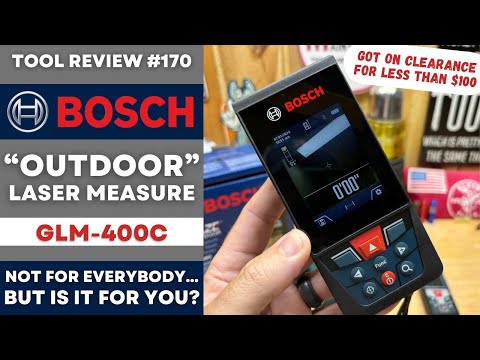 Bosch OUTDOOR Laser Measurer GLM-400c #tools #bosch #clearance #maintenance #estimating