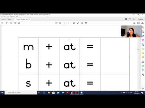Grade 1 English Home Language Lesson 1 28 April 2020