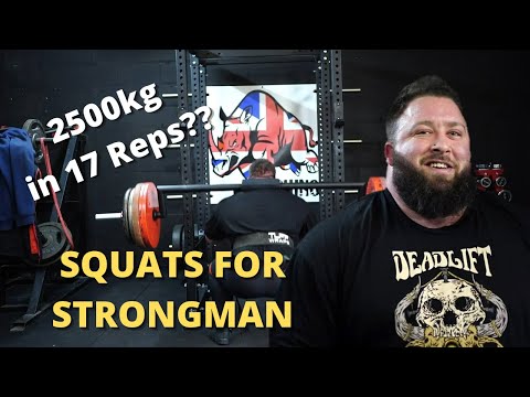 STRONGMAN SQUAT TRAINING SESSION | YEAR OF THE RHINO | FIRST VIDEO OF 2022