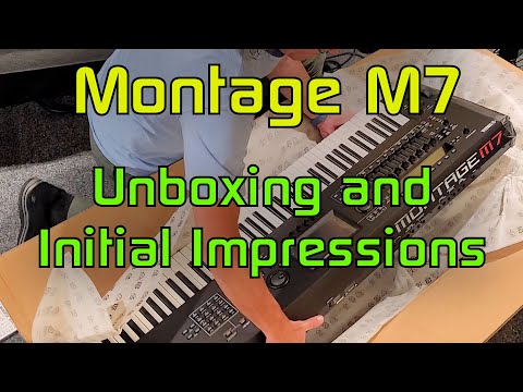 The Yamaha Montage M7: Unboxing and Initial Impressions