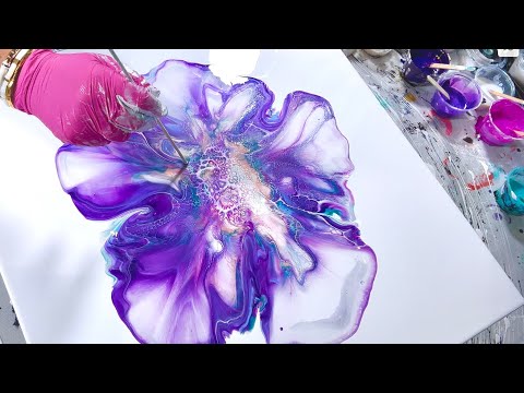 #311 Tips On Going BIG With Blooms! Fluid Art/ Pour Painting