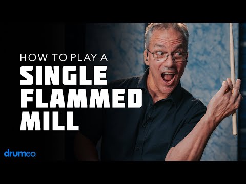 How To Play A Flammed Mill - Drum Rudiment Lesson