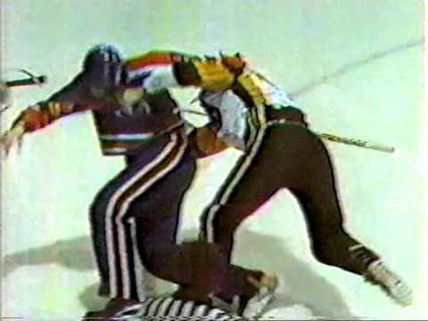 Craig Berube vs Rudy Poeschek WHL Mar 18/84