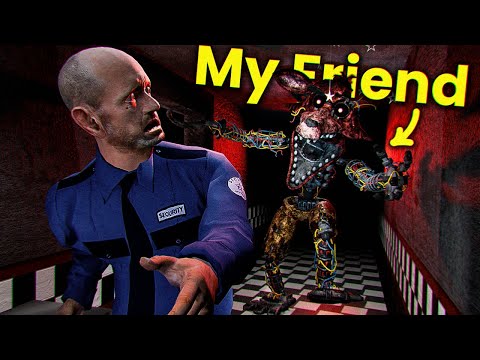 FNAF Free Roam, But MY FRIENDS CHASE ME…