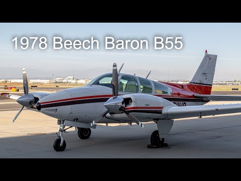 #17 1978 Baron B55 For Sale - Quick Test Flight to Oxnard and Back