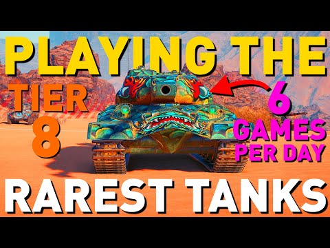Playing the RAREST T8 Tanks in World of Tanks!