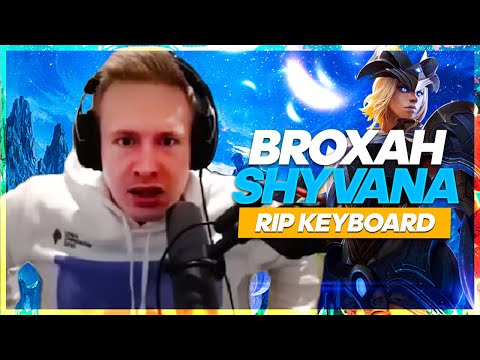 How Broxah broke his keyboard playing Shyvana