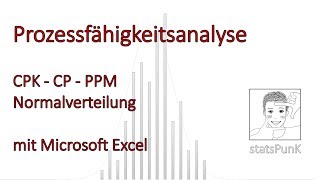 Prozessfähigkeit - CPK - CP - PPM - Normalverteilung - Excel Demo