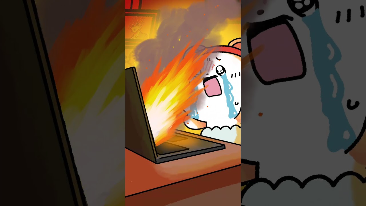 推しが炎上しててまじむりもれそう・・・   #もれちっち #ショートアニメ #アニメーション