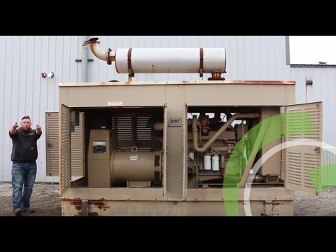 Green Industrial - USED NATURAL GAS GENERATOR FOR SALE 250 KW CUMMINS GTA855 B 277 480 VOLT